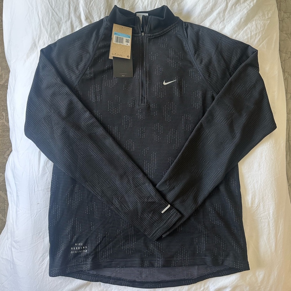 Nike Pinnacle Running Division Men’s Water Repellent 1/2 Zip NWT - Picture 3 of 9